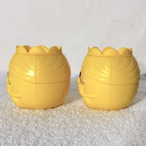 McDonalds Little Miss Sunshine Yellow Plastic Mugs Happy Meal Toys 2020 x2 - Picture 2 of 7